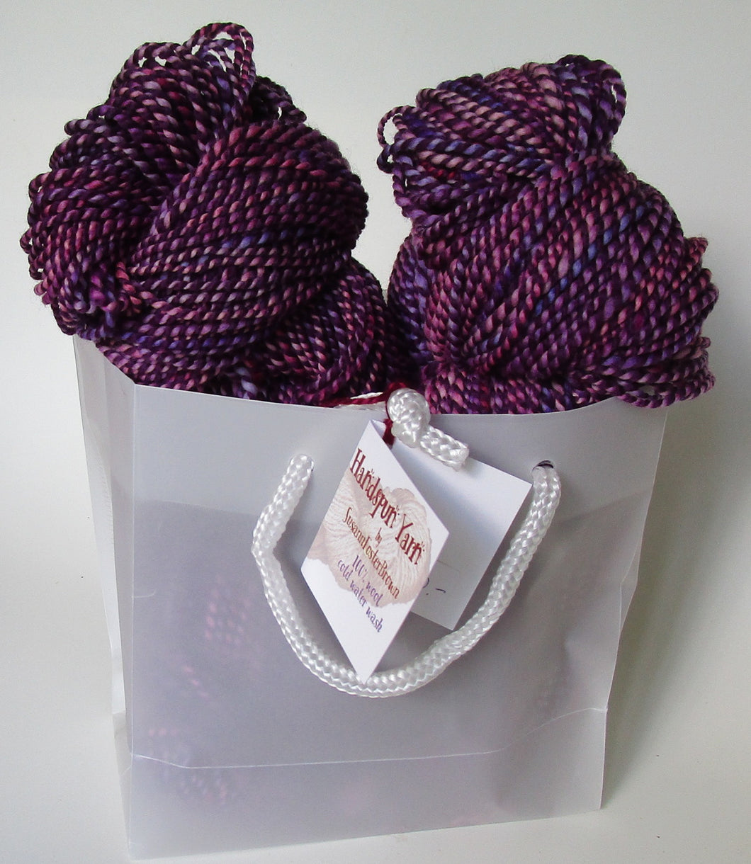 OOAK Handspun Yarn - 20-02 purple...