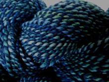 Load image into Gallery viewer, OOAK - Handspun Yarn -  20-15 deep peacock blue
