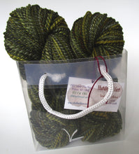 Load image into Gallery viewer, OOAK Handspun Yarn - 20-20 Vibrant green
