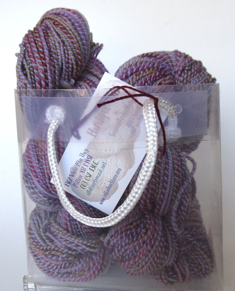 OOAK Handspun Yarn - 20-24 - Lavender delight