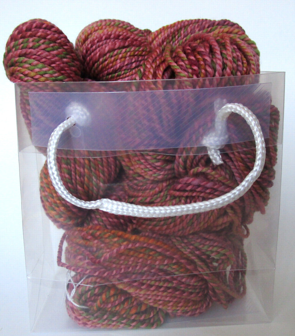 OOAK Handspun Yarn - 20-32 -autumn colors