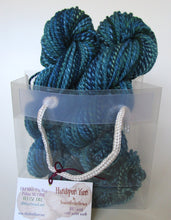 Load image into Gallery viewer, OOAK Handspun Yarn - 20-33 Dark Turquoise
